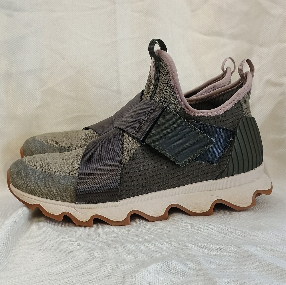 Sorel Women's Athletic Shoes in Olive and Black